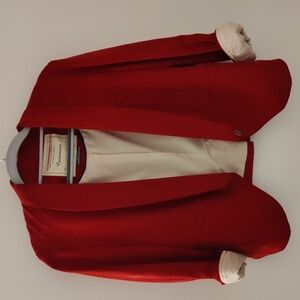 Cartonnier Orange/Red Blazer, Size 0